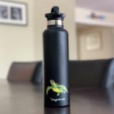 Soaring Sea Turtle Hot + Cold Travel Bottle – Matte Black